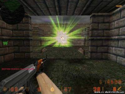 Светло зелёный взрыв для cs 1.6
