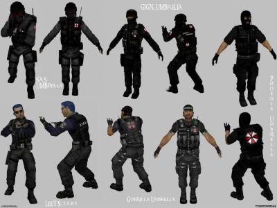 Пак моделей игроков Counter-Strike Source